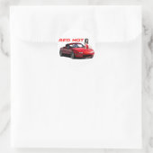 Miata MX-5 Red Hot Ronde Sticker (Tas)