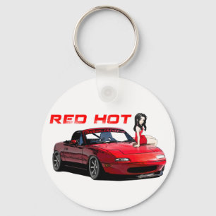 Miata MX-5 Red Hot Sleutelhanger