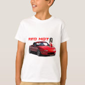 Miata MX-5 Red Hot T-shirt (Voorkant)