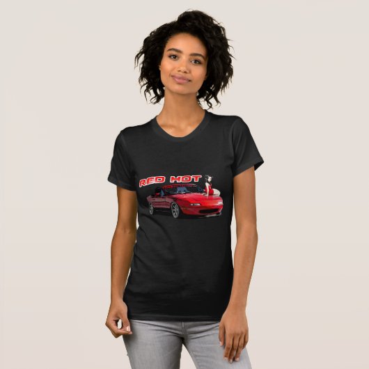 Miata MX-5 Red Hot T-shirt (Voorkant volledig)