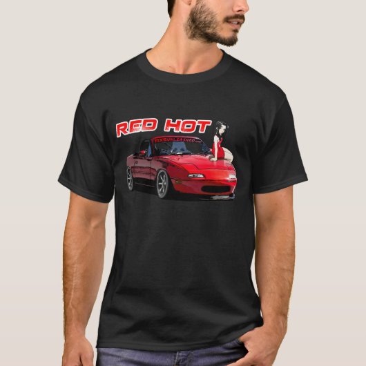 Miata MX-5 Red Hot T-shirt (Voorkant)