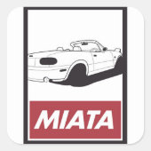 Miata Portrait Stickers (Voorkant)