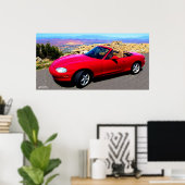 MIATA-POSTER POSTER (Thuiskantoor)