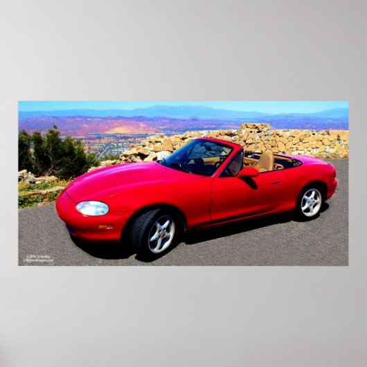 MIATA-POSTER POSTER (Voorkant)