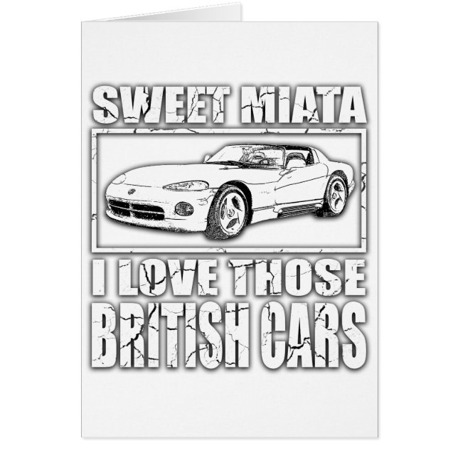 Miata Viper british car grap (Voorkant)