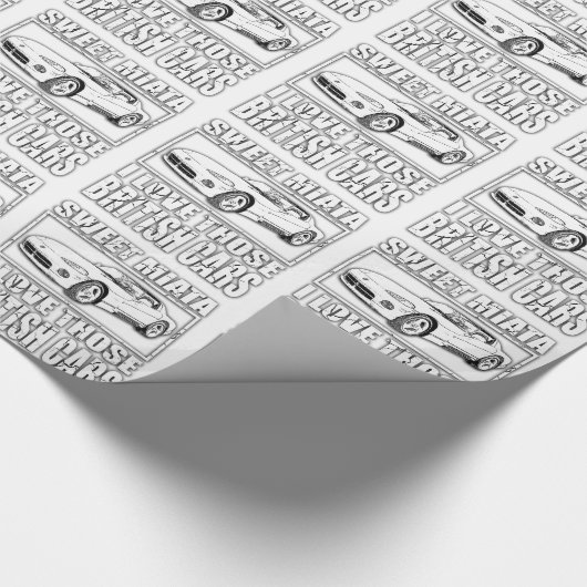 Miata Viper british car grap Cadeaupapier (Hoek)