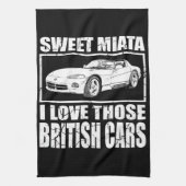 Miata Viper british car grap Theedoek (Verticaal)