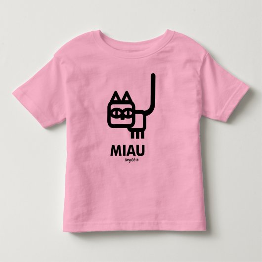 Miau Kinder Shirts (Voorkant)