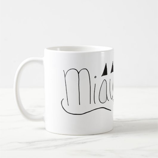 Miau. Mugg Koffiemok (Links)