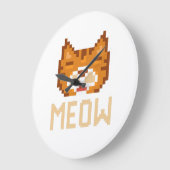 miaukende kat grote klok (Hoek)