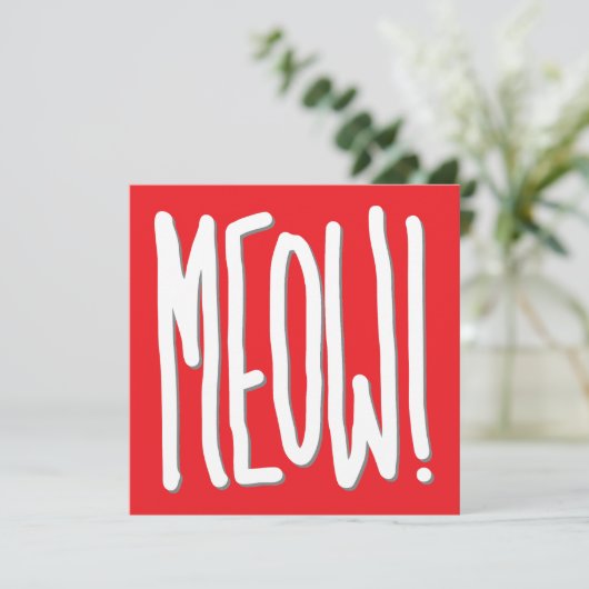 Miauw! (Staand voorkant)
