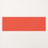 Miauw Asanas: Blauwe Rode Bloemen Kat Liefhebbers Yogamat (Achterkant (horizontaal))