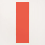 Miauw Asanas: Blauwe Rode Bloemen Kat Liefhebbers Yogamat (Achterkant)