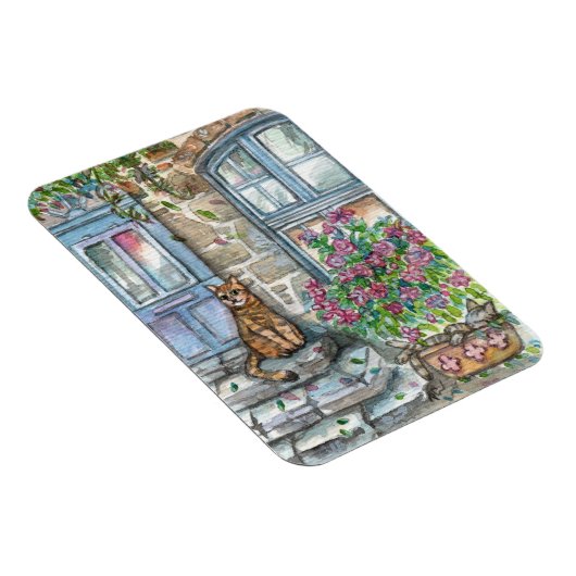 Miauw bij de deur magneet (Rechterzijde)