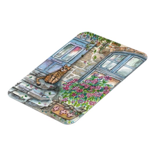 Miauw bij de deur magneet (Linkerzijde)