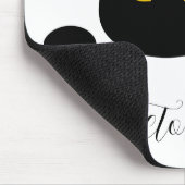 Miauw Black Cat Golden Eyes Muismat (Hoek)