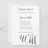 Miauw Cat Birthday Kaart (Voorkant)