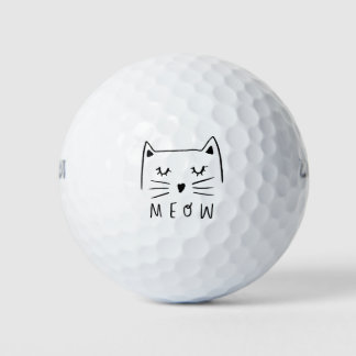 MIAUW CAT GOLFBALLEN