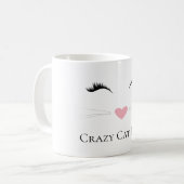 Miauw Crazy Cat Lady Koffiemok (Voorkant links)