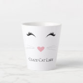 Miauw Crazy Cat Lady Latte Mok (Voorkant)