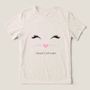 Miauw Crazy Cat Lady Tri-Blend Shirt