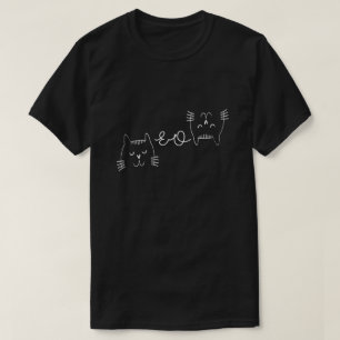 Miauw de kat t-shirt
