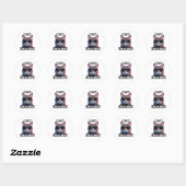 Miauw Eindbaas Koele Kat Sticker (Vel)