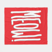 Miauw! Fleece Deken (Voorkant (Horizontaal))