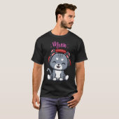 Miauw Gamer Kat T-shirt (Voorkant volledig)