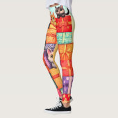 Miauw Gift Verjaardagstoren Leggings (Links)