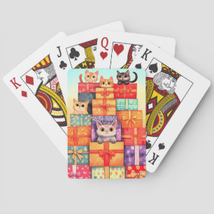 Miauw Gift Verjaardagstoren Pokerkaarten