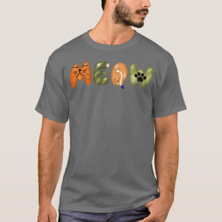 Miauw grappig t-shirt