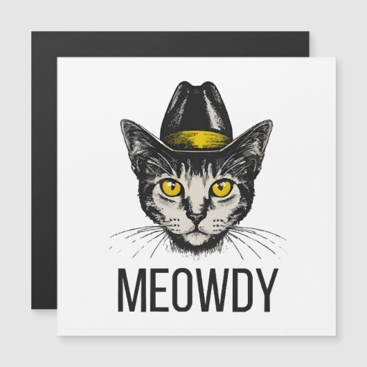 Miauw Grappige Kat (Voorkant / Achterkant)
