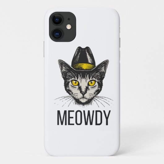 Miauw Grappige Kat Case-Mate iPhone Case (Achterkant)