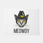 Miauw Grappige Kat Deurmat (Voorkant)