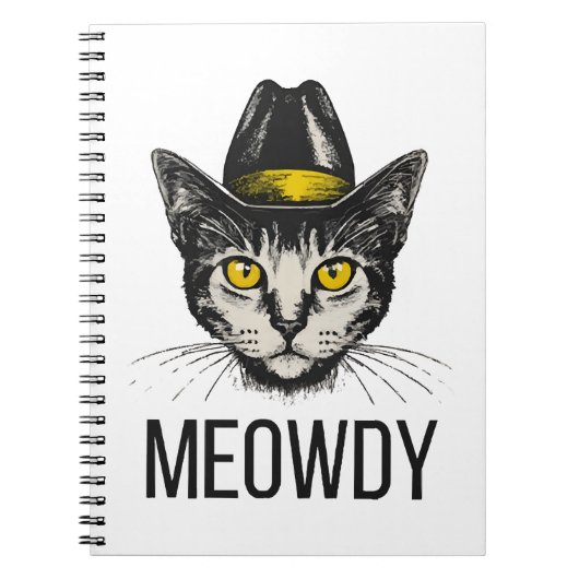 Miauw Grappige Kat Notitieboek (Voorkant)