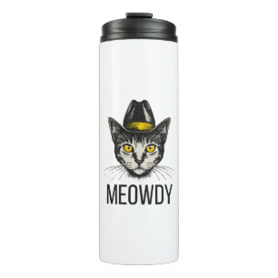 Miauw Grappige Kat Thermosbeker