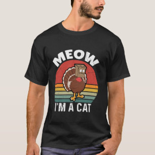 Miauw ik ben een kat Grappig Turkije Turkije Turki T-shirt