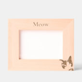 Miauw Kat Gezicht Gegraveerde Lijstjes (Voorkant)