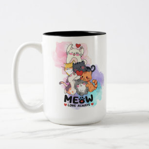 Miauw kat liefde altijd mok