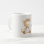 Miauw Kat Lint Koffiemok (Voorkant links)