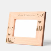 Miauw Katten met Hart Gegraveerde Lijstjes (Links)