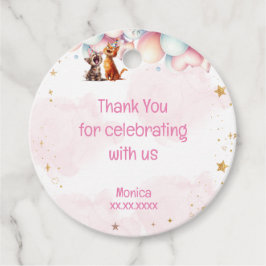 Miauw-katten miauw-logische kinderen verjaardag da bedankjes labels