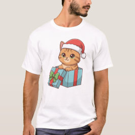 Miauw-kerst Cute Kat Vakantie Hoodie & T-Shirt