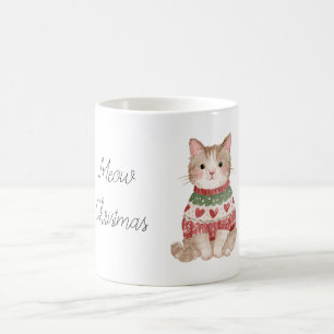 Miauw Kerst Kat Koffiemok