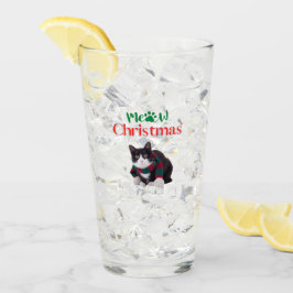MIAUW KERSTKAT GLAS