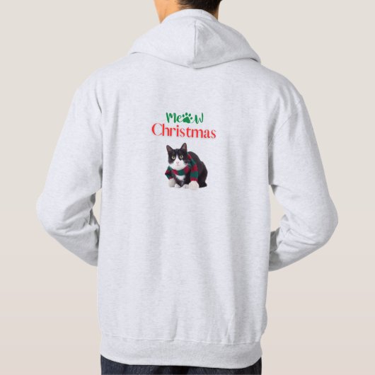 MIAUW KERSTKAT HOODIE (Achterkant)