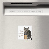 Miauw koffie alsjeblieft magneet (Insitu (Vaatwasser))