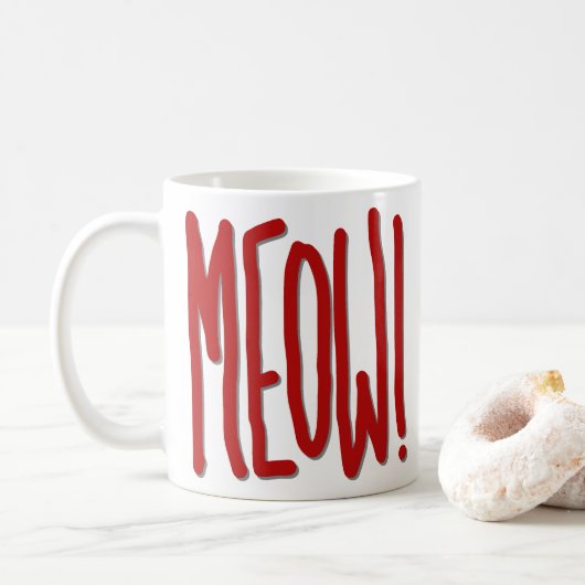 Miauw! Koffiemok (Met donut)