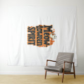 Miauw-loween Spirit Cat Wandkleed (In Situ (horizontaal))